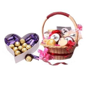Chocolate gift Basket for her -Foriorder