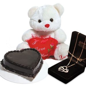 Teddy Bear with Cake Gifts